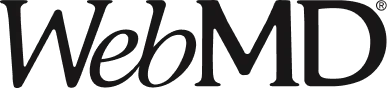 Black WebMD logo