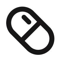 Black pill icon