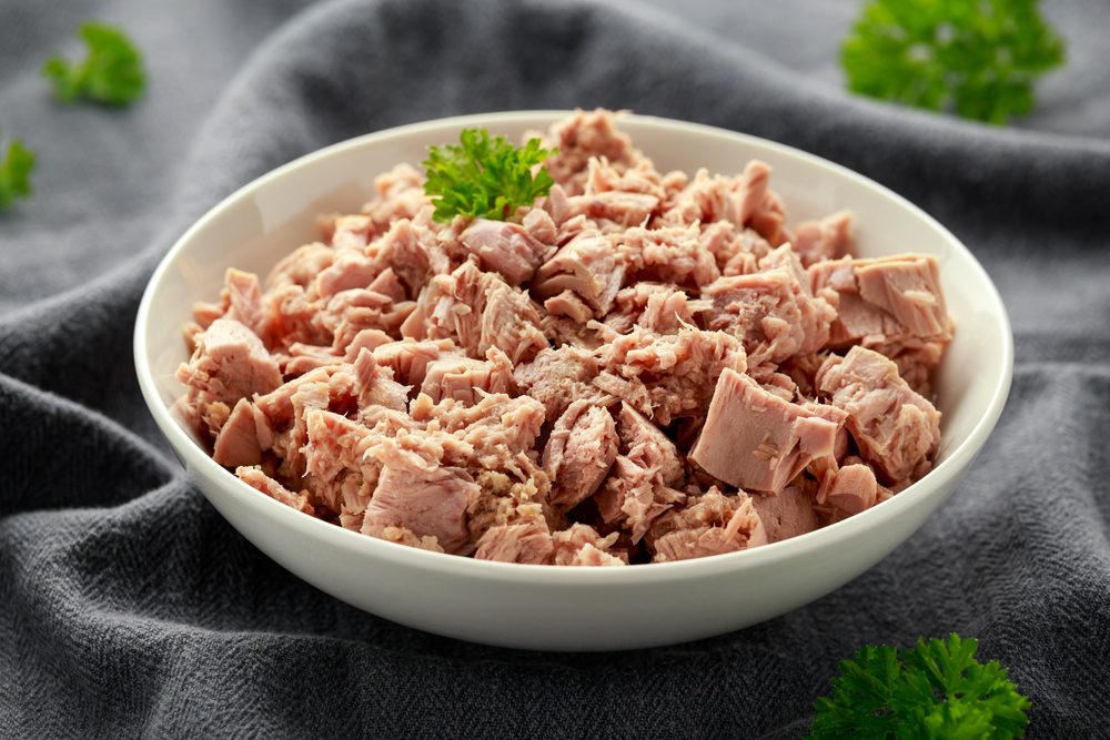 tuna in a bowl